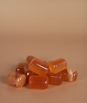 Honigcalzit Trommelsteine AA