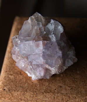 Heller Fluorit Rohstein (Deutschland)